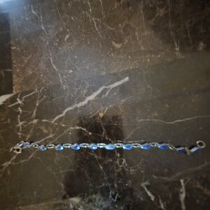 Blue Gemstone Bracelet